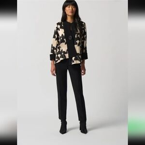 Joseph Ribkoff Black and Cream Jacket